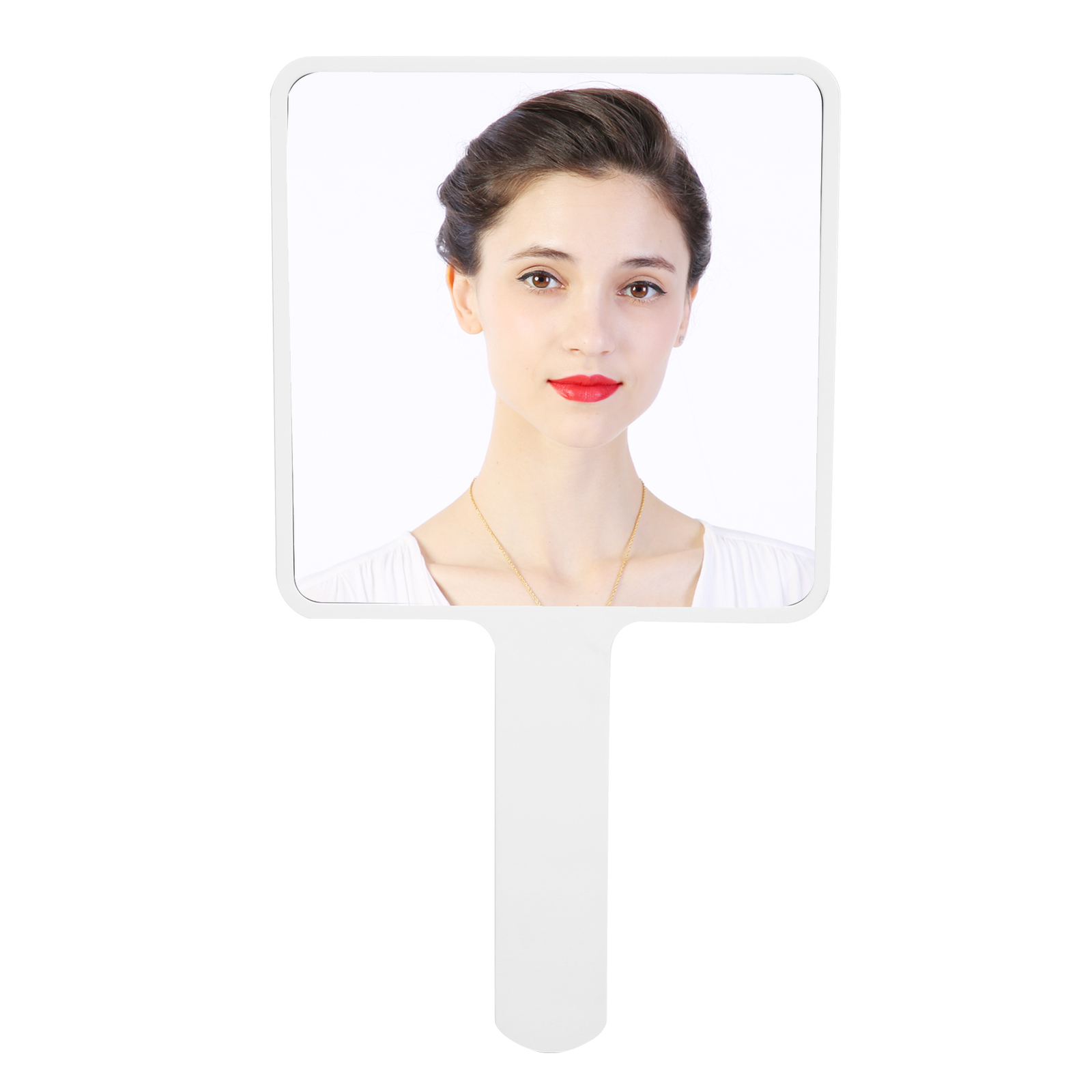 Handheld Mirror Beauty Makeup Vanity Hairdressing Portable Salon Tool Large GDB eBay