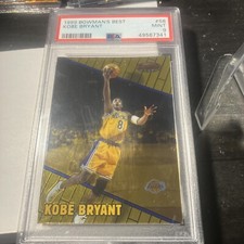 KOBE BRYANT 1999 BOWMAN’S BEST BASKETBALL #58 PSA 9