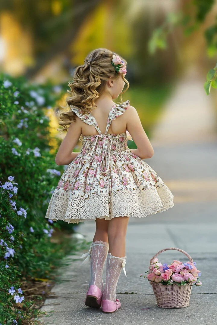 NWT Dollcake Harper Floral and Lace Dress Girls Girls size 12 NWT | eBay