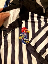 Budweiser  Bud Light Ice bartender collared  referee shirt jersey adult men's XL