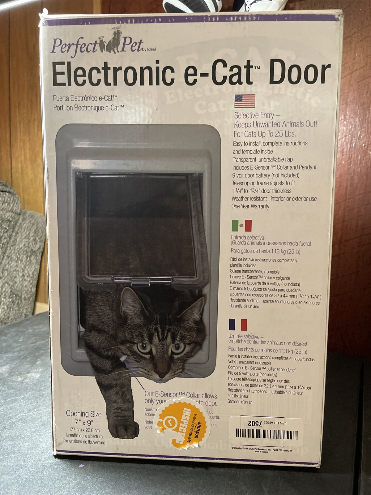 electromagnetic cat door