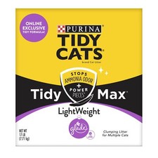 Purina Tidy Cats Clumping, Lightweight, Multi Cat Litter, Tidy Max Glade Clea...