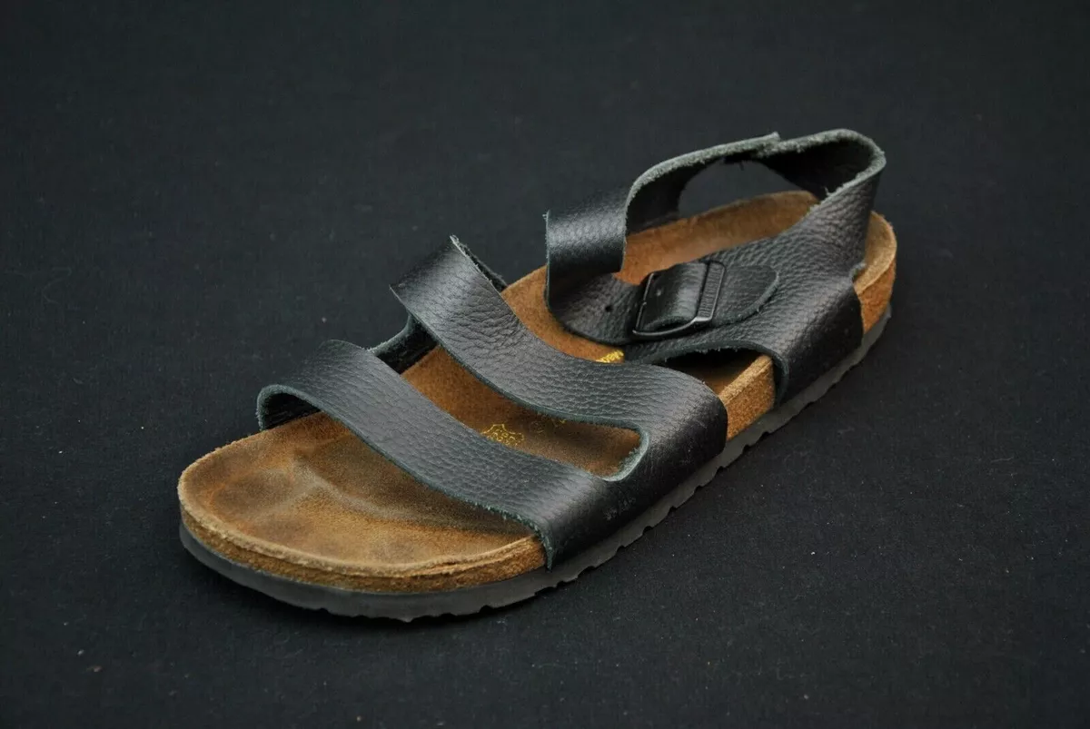 Black leather birks 2025