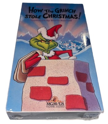 How the Grinch Stole Christmas (VHS, 1990) Factory Sealed New Dr. Seuss
