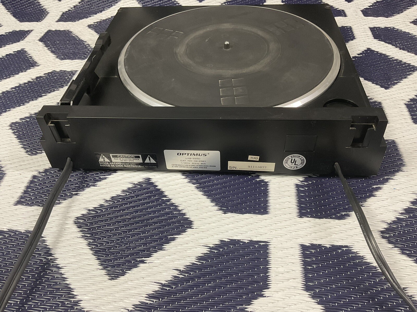 Vintage Optimus Linear Tracking Belt Drive Fully Automatic Turntable