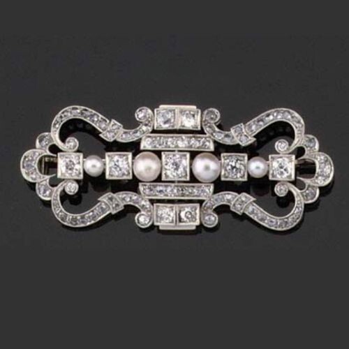 925 Sterling Silver Tie Pin For Men's Clutured Pear CZ Wedding Groom Jewelry - Picture 1 of 1