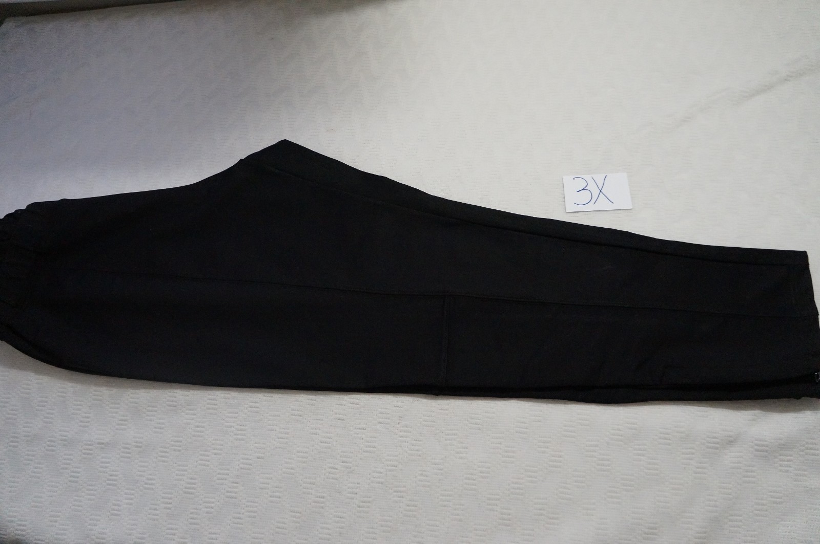 Mynt 1792 Seam & Zip Detail Coated Leggings (Plus Size) Black size 3X-NWOT $128