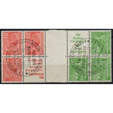 Mi. Nr. SKZ 3 und SKZ 4 mit Berliner Sonderstempel gestempelt