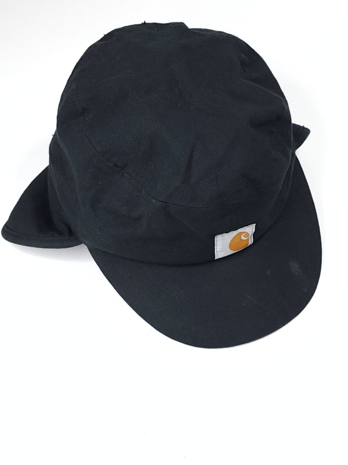 Carhartt Rain Defender Canvas Earflap Hat Black Size M/L 192776935034