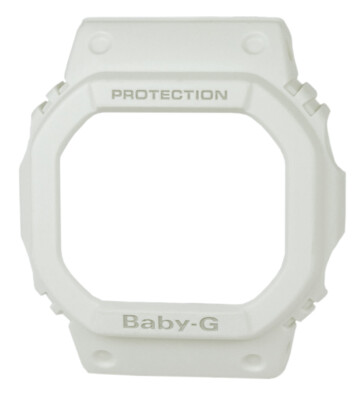 Casio Bezel | Ersatzteil  Lünette weiß für Baby-G BGD-501 | BGD-560