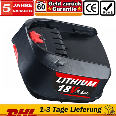 Ersatzakku 18V 3,8Ah Li-Ion für Bosch Home and Garden PBA 1600A011T8 Werkzeug