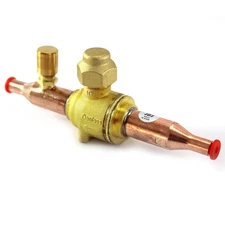 Danfoss 009L7050 1/4in Shut Off Ball Valve ODF GBC 6s Multiple Refrigerant MWP 6