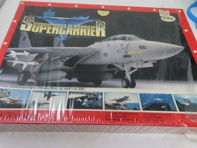 Testors SuperCarrier F-14A Tomcat 1/72 Scale Model Kit New Old Stock