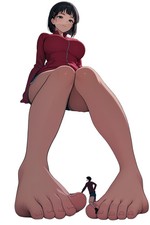 Suguha Kirigaya Giantess Vinyl Car Decal Sticker 7" Weatherproof