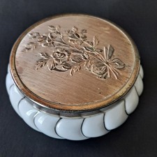 Vintage MATSON Porcelain Vanity Powder Box Ja...