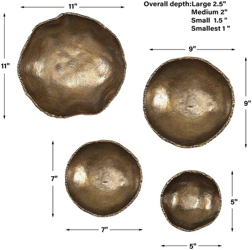 Uttermost 04299 Lucky 11" Tall Aluminum Cultural Sculpture - Set - Brass - Picture 6 of 6