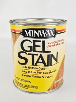 Minwax Gel Stain Interior Wood Finish Oil Based Cherrywood 1 Quart