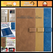 Vehicle Document Organizer - Auto Insurance Registration Holder, Car Paperwork