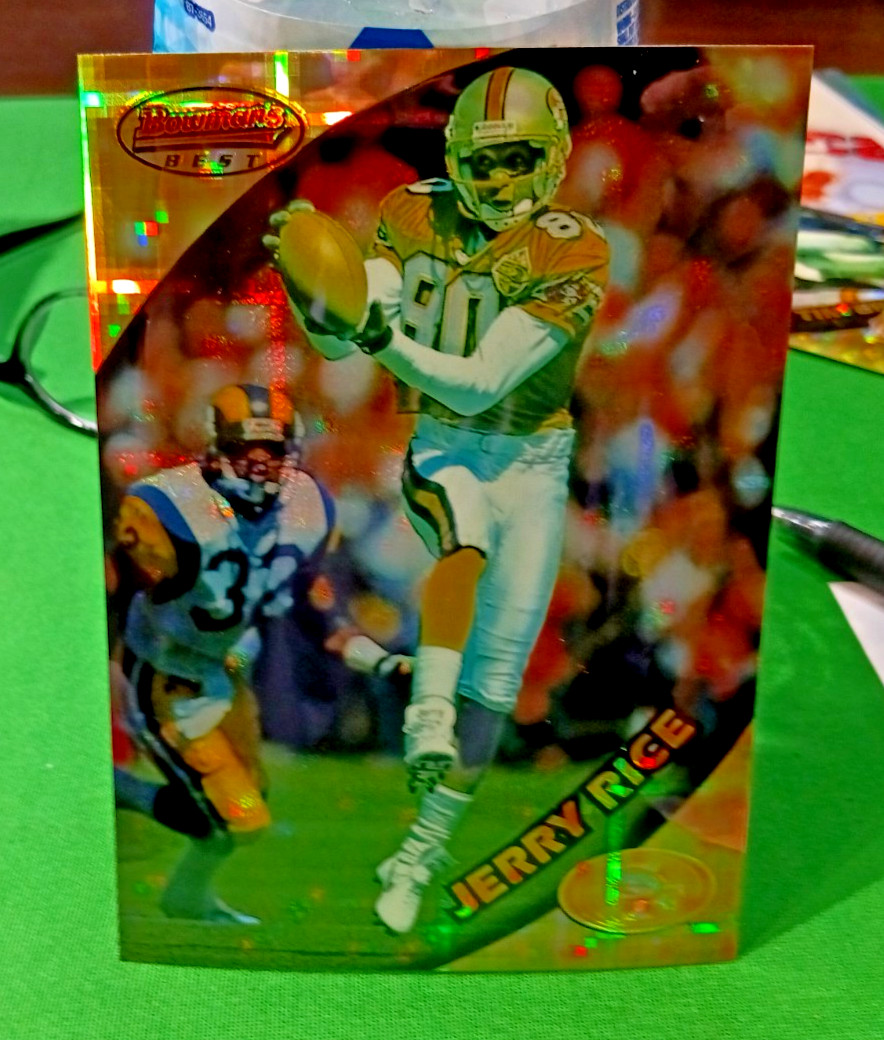 1997 JERRY RICE BOWMAN'S BEST JUMBO ATOMIC REFRACTOR