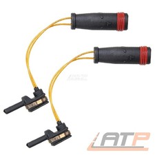 2x WARNKONTAKT BREMSE BREMSBELÄGE VORNE HINTEN FÜR MERCEDES C-KLASSE COUPE S204