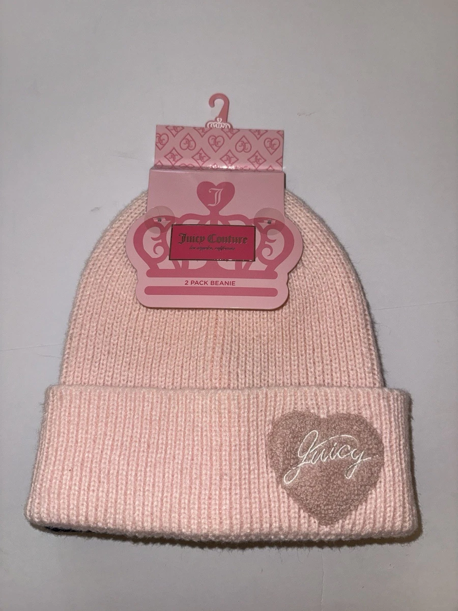 Original Juicy Couture pink label cable knit embellished very warm hat il_1080xN.6289300913_e4jo.jpg main image 2