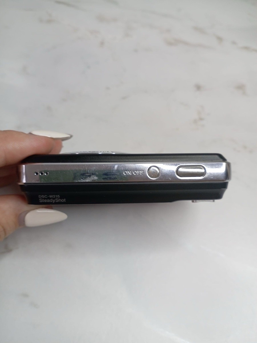 Sony Cyber-shot DSC-W215 12.2MP Digital Camera - Black for sale