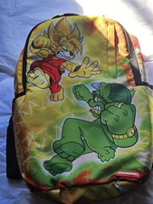 Mochila Sprayground Dragon Ball Z DBZ vs Versus Money Bear negra bolsa de libros escuela