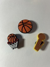 NBA Basketball Teams Shoe Charms Crocs Jibbitz Lot Of 3