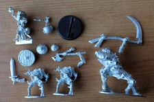 Griffin Harbinger of the Moon Witch Pumpkin Head Treants Metal Miniature Bundle