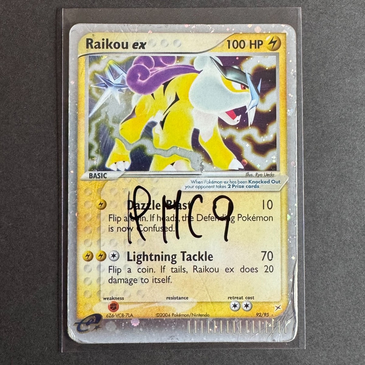 Pokemon EX TEAM MAGMA vs TEAM AQUA - #92/95 Raikou ex - Holo - ENG