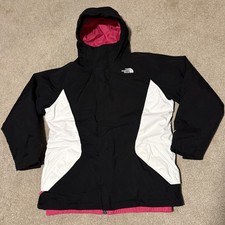 The North Face Girls XL 18 Kira Triclimate 3-in-1 Double Jacket Black Pink Ski