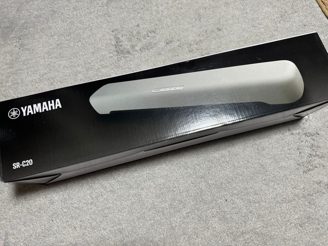 YAMAHA SR-C20A White Compact Soundbar 60cm Bluetooth Speaker TV PC