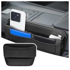 IHOTDER Car Seat Gap Filler Organizer with Cable Hole Large Capacity SUV Truck