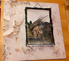 Led Zeppelin IV 1971 A3/B4 Porky Plum Version 4 Vinyl LP - RARE Rock G+ Untested