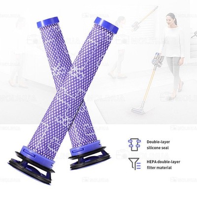 2X 1X Luftfilter Vorfilter 965661-01 für Dyson V6 V7 V8 DC58 DC59 DC61 DC62 DC74