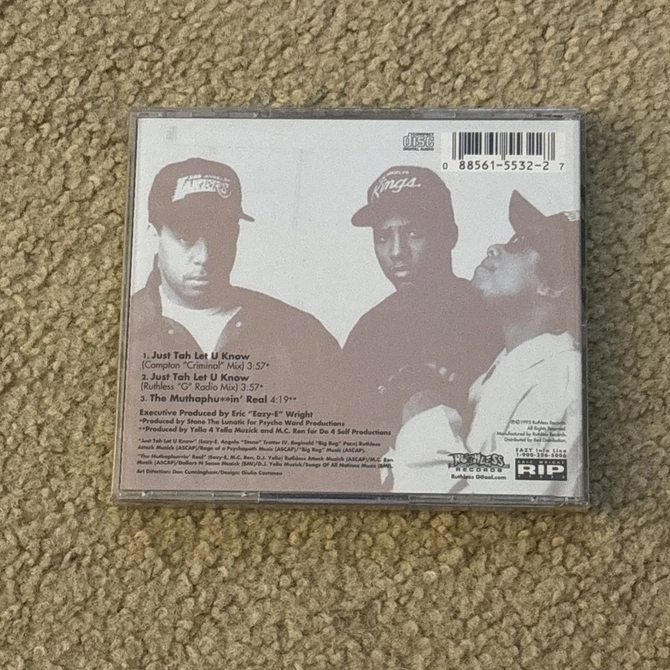 Eazy E Just Tah Let U Know Cd Brand New Sealed - Image 2 of 4
