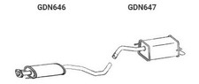 NISSAN NOTE (E11, NE11) 1.6 2006-2007 Exhaust System
