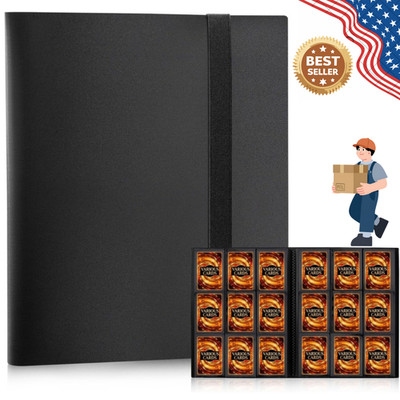 Card Binder 9 Pocket - Trading Card Binder Holds 360 Cards