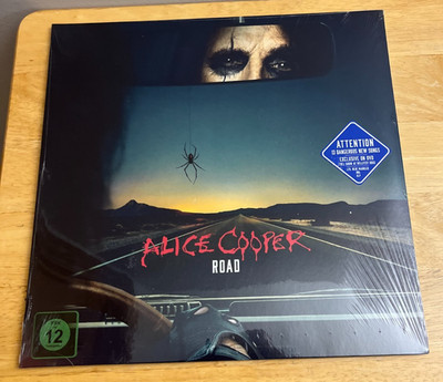 Road (Red Marbled 2lp + Dvd) by Cooper, Alice (Record, 2023) sealed