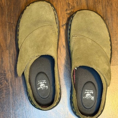 Zebzag Anywair Suede Mules in Olive