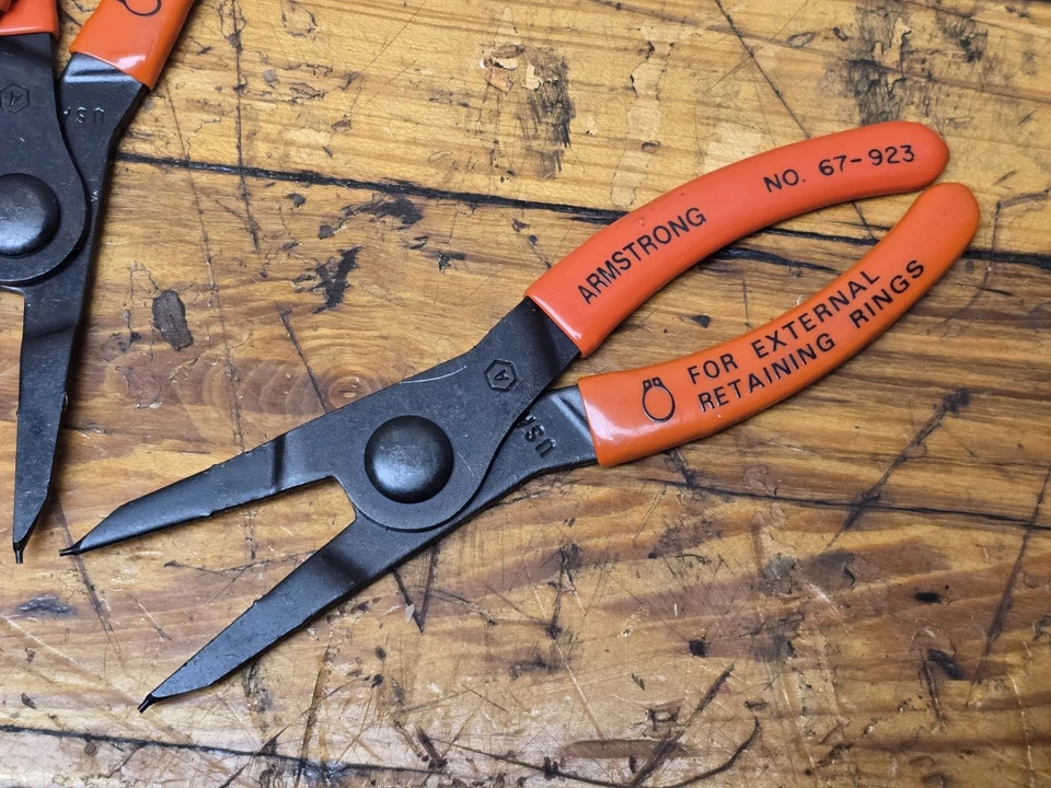 Caja de 5 alicates de anillo de retención vintage NOS Armstrong 67-923 NUEVO Foto 2 de 4