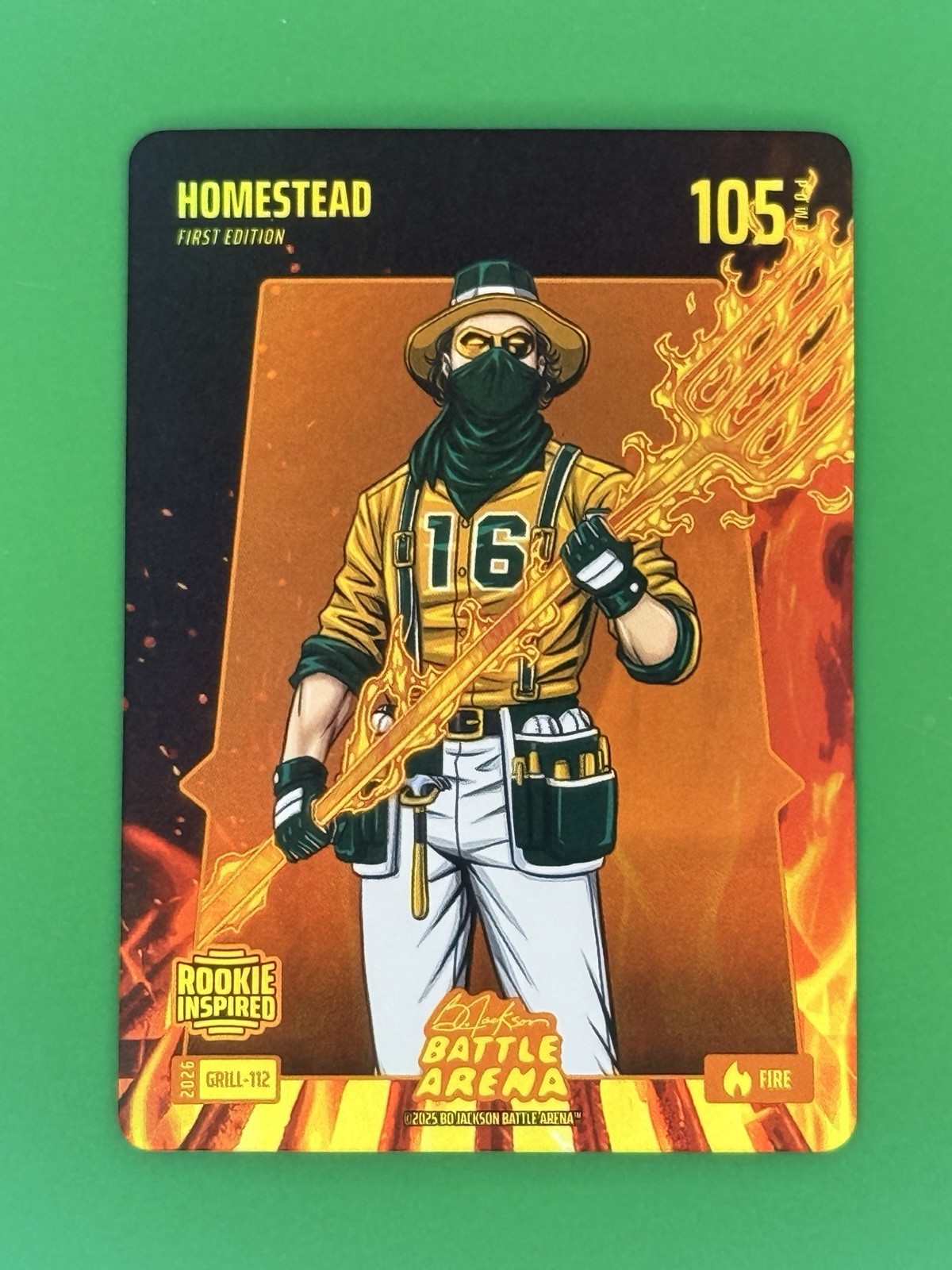 Bo Jackson Battle Arena Griffey #GRILL-112 Homestead Grillin’ Battlefoil