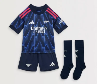 ADIDAS Arsenal Football Club 25/26 Kids Away Kit 2-3yrs