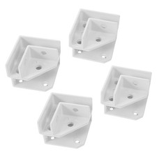 4 Pcs Boucle Fixe En Alliage D'aluminium Pince Verre Clips De Jardin Extérieur