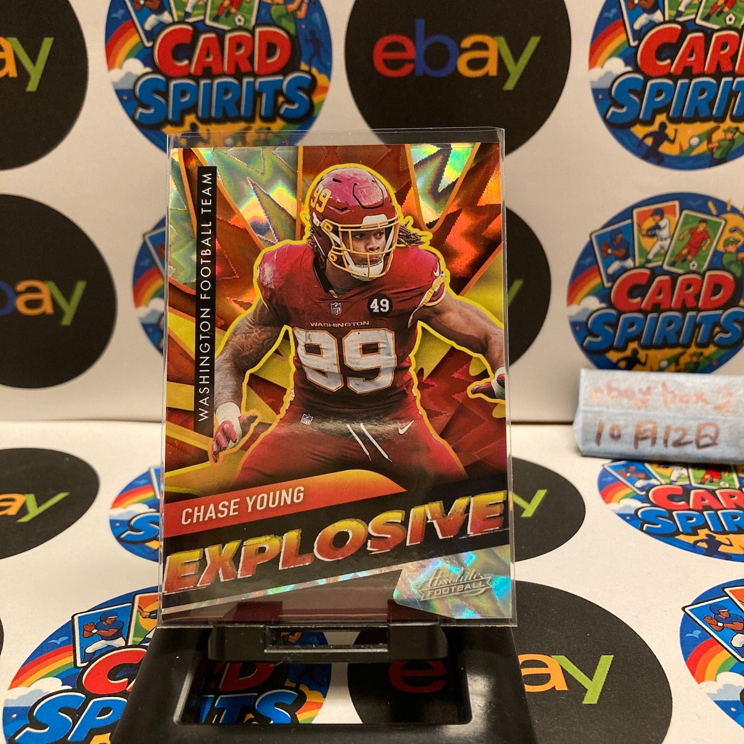 2021 Panini Absolute Chase Young Washington Football Team Explosive Card