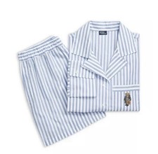 Ralph Lauren Polo Oso Manga Larga Pijama Boxer Recortado Bloomingdale’s Nuevo con Etiquetas Pequeño