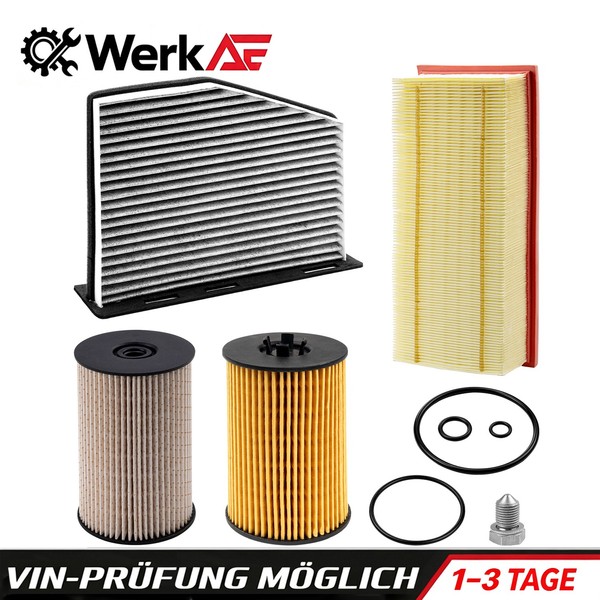 Inspektionpaket Filtersatz FÜR Audi A3 Seat Skoda VW Golf 6 Touran 1.6 2.0TDI-image