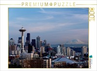 Calvendo Puzzle Seattle Skyline 1000 Teile Puzzle Quer | 1000 Teile Lege-GrößE 6