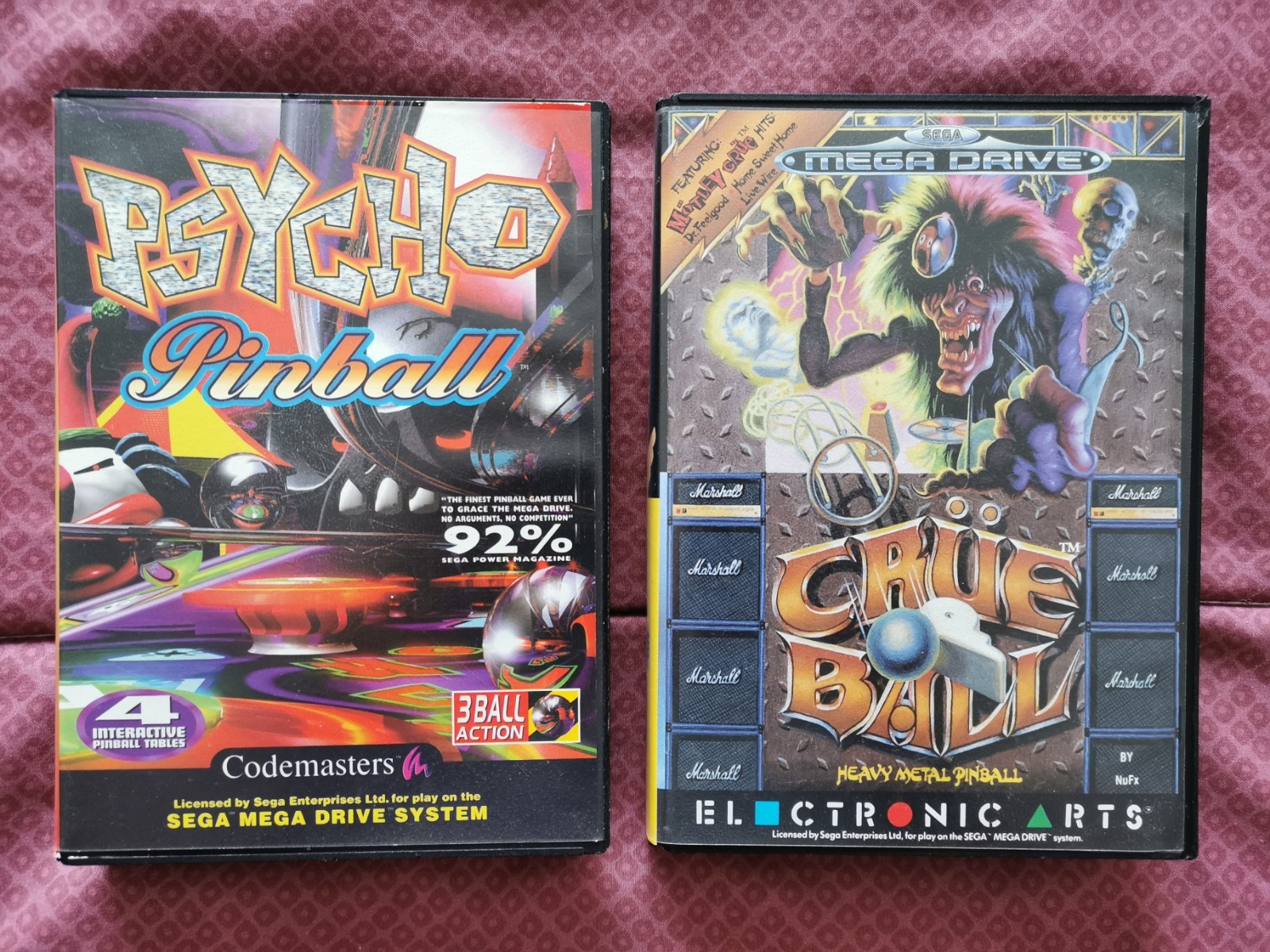Psycho Pinball + Crüe Ball Megadrive