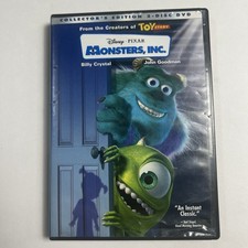 Disney Pixar Monsters Inc Collector  s Edition 2-Disc DVD Billy Crystal